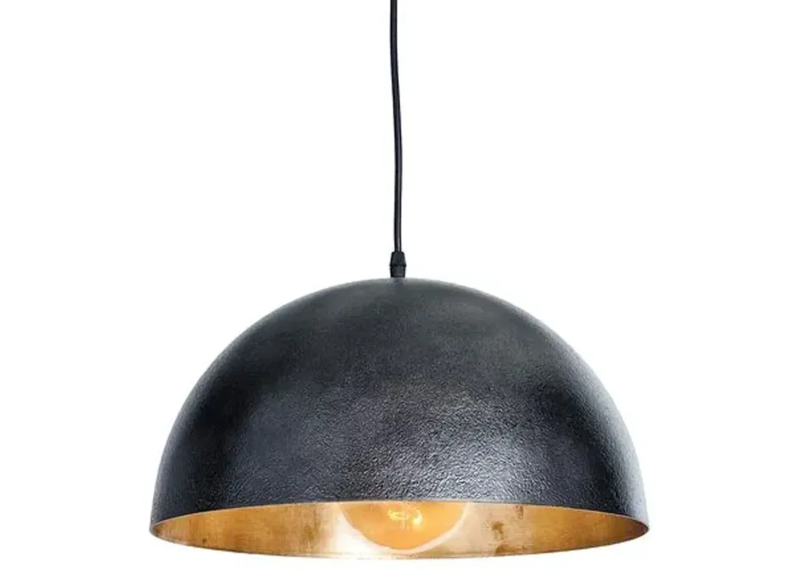 Sigmund Dome Pendant - Black - Regina Andrew