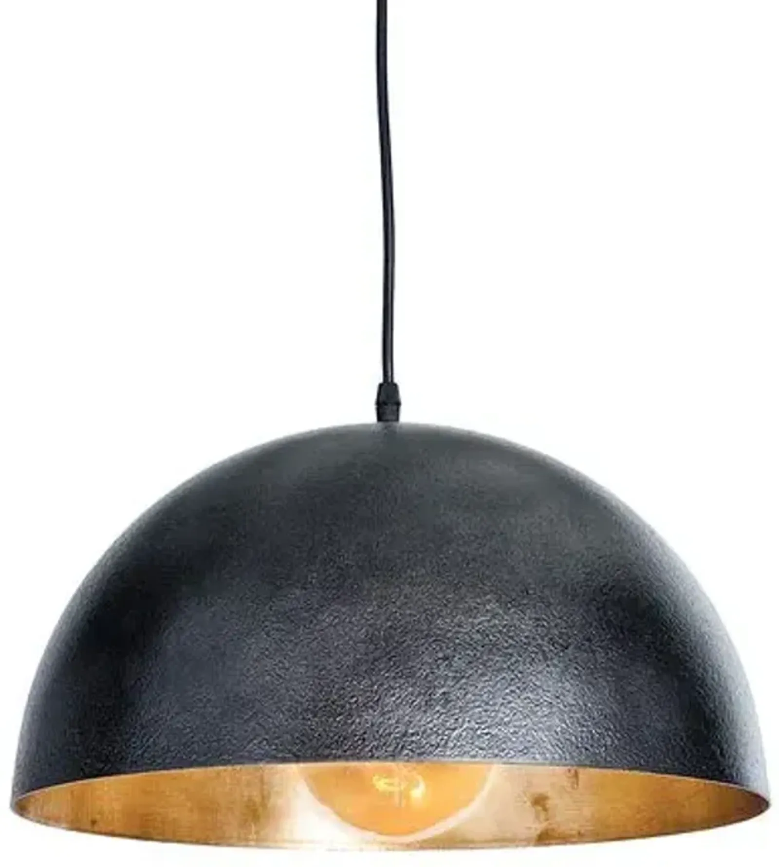 Sigmund Dome Pendant - Black - Regina Andrew