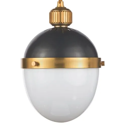 Otis Pendant - Black/Natural Brass - Regina Andrew