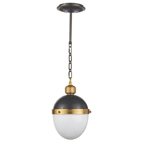 Otis Pendant - Black/Natural Brass - Regina Andrew