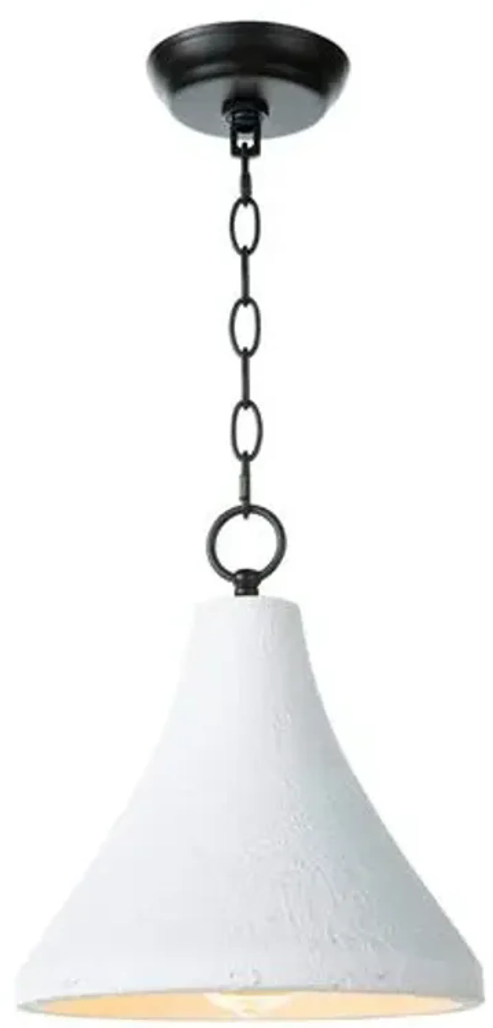 Billie Concrete Small Pendant - White - Regina Andrew