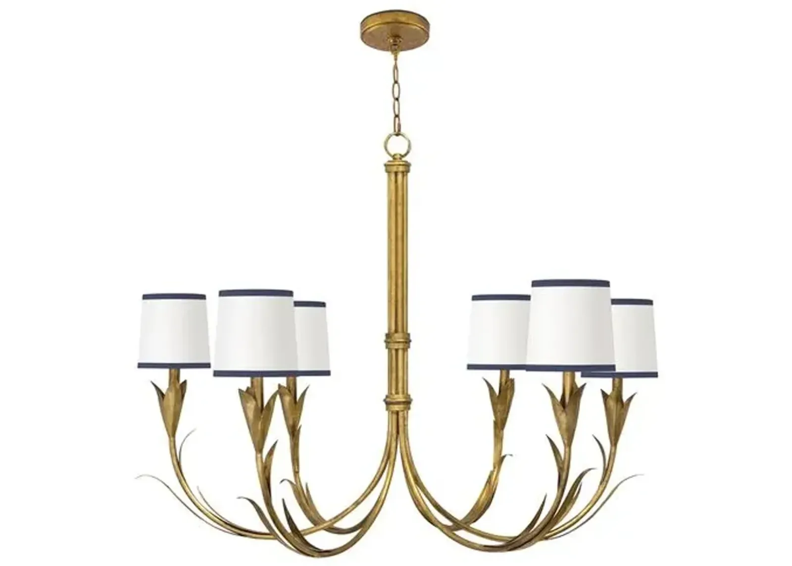 River Reed Small Chandelier - Regina Andrew - Gold