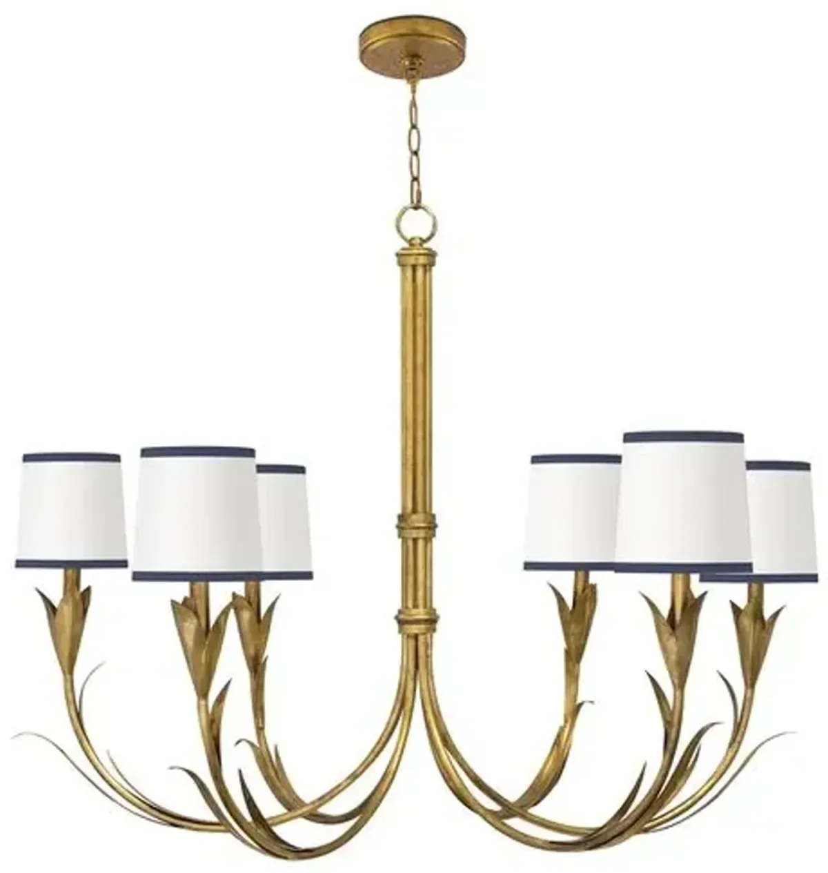 River Reed Small Chandelier - Regina Andrew - Gold