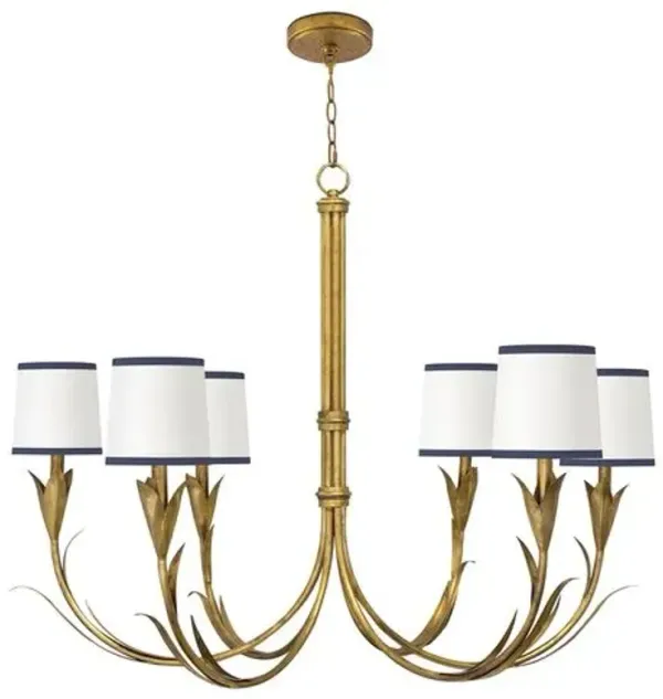 River Reed Chandelier - Regina Andrew - Gold