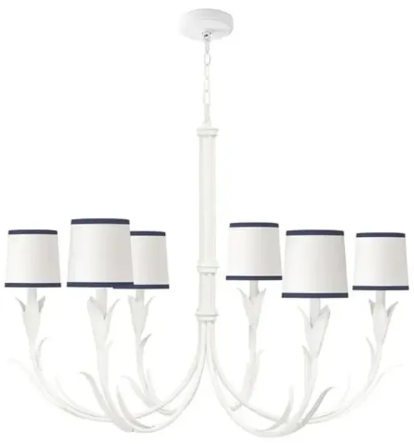 River Reed Chandelier - Regina Andrew - White