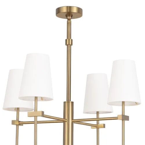 Southern Living Toni Chandelier - Brass - Regina Andrew - Gold