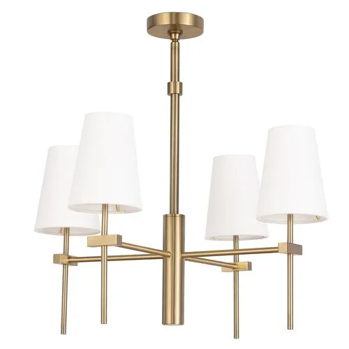 Southern Living Toni Chandelier - Brass - Regina Andrew - Gold