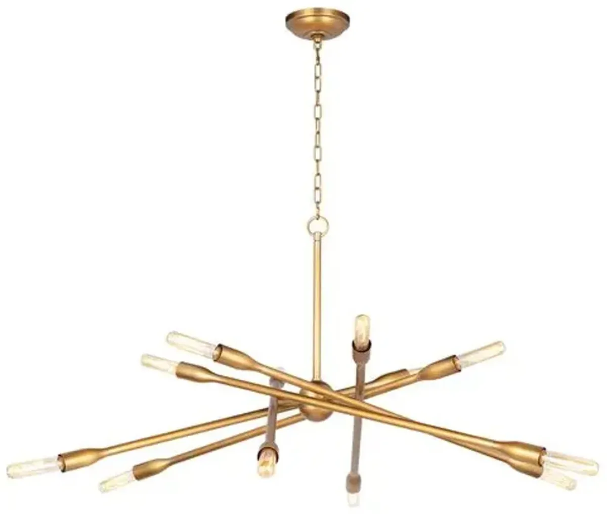 Cobra Criss Cross Chandelier - Regina Andrew - Gold