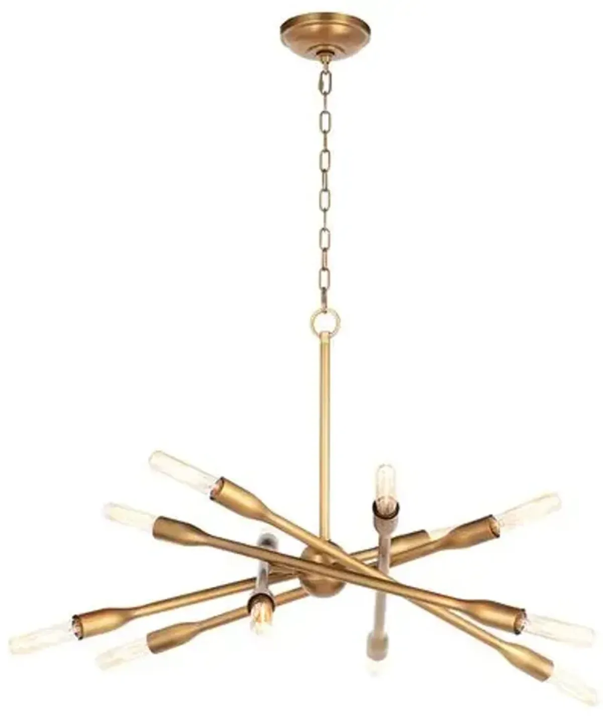 Cobra Criss Cross Chandelier - Regina Andrew - Gold