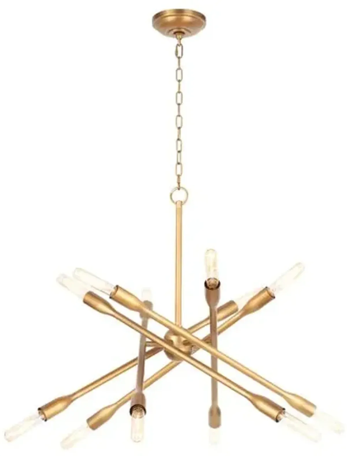 Cobra Criss Cross Chandelier - Regina Andrew - Gold