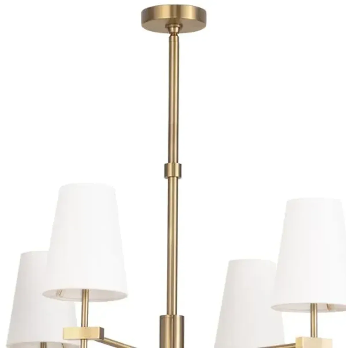 Southern Living Toni Chandelier - Brass - Regina Andrew - Gold