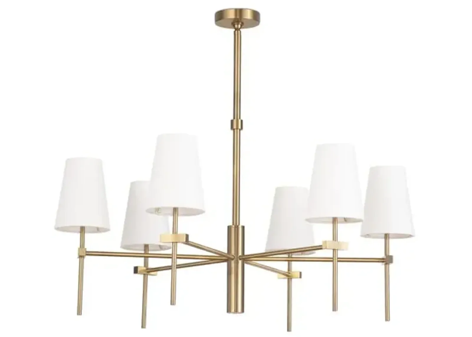 Southern Living Toni Chandelier - Brass - Regina Andrew - Gold