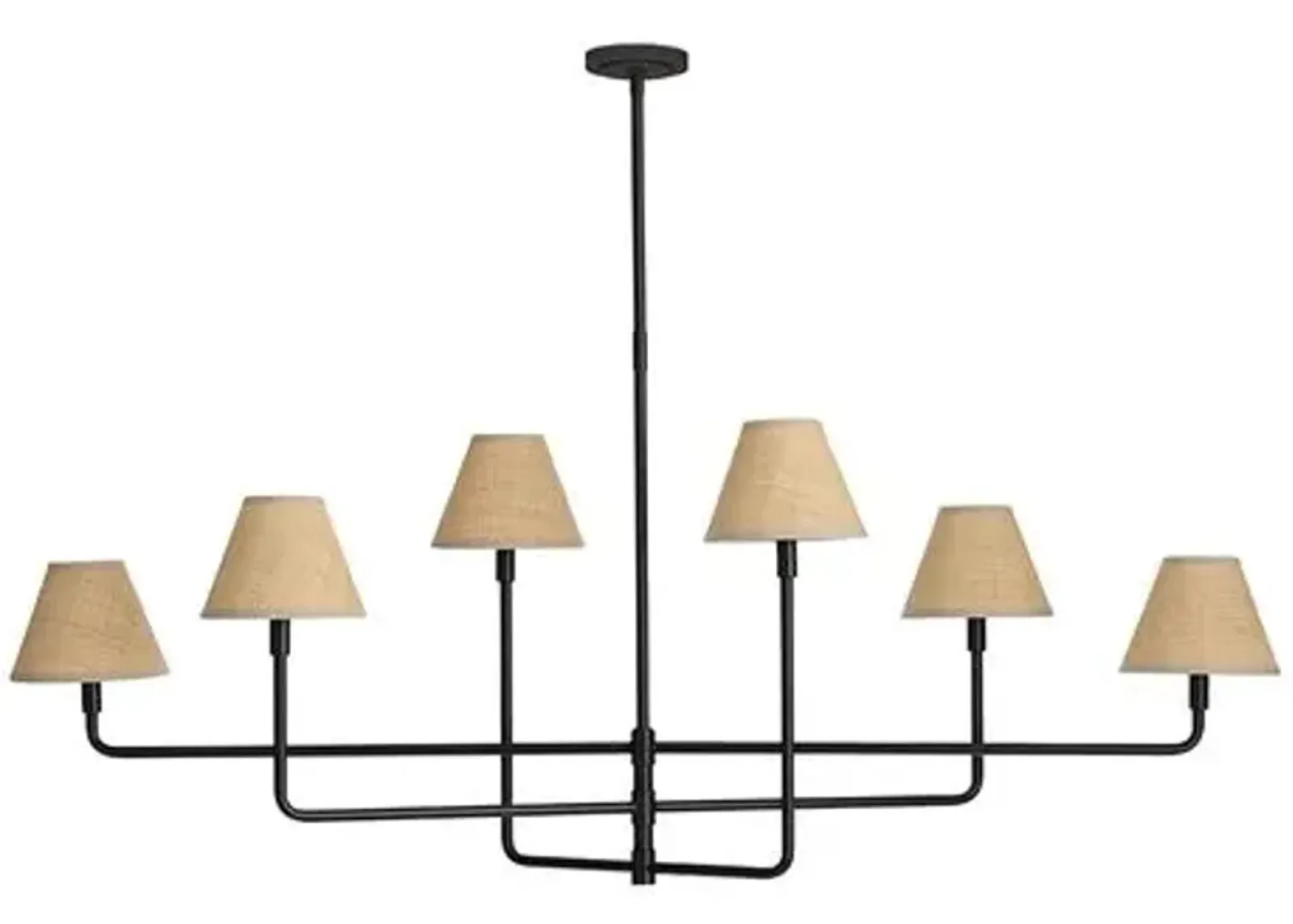 Polly Metal Chandelier - Regina Andrew - Black