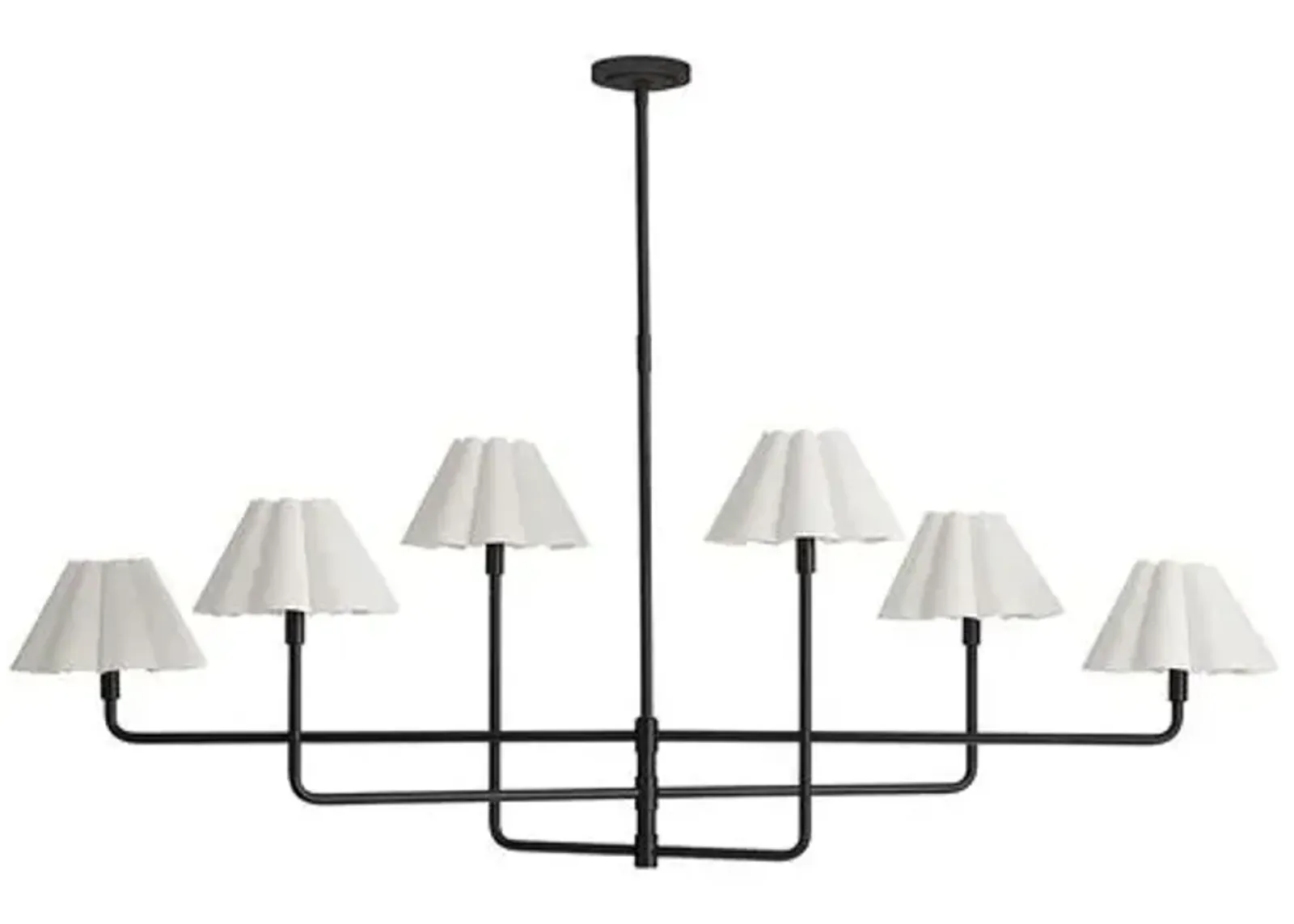 Polly Metal Chandelier - Regina Andrew - Black