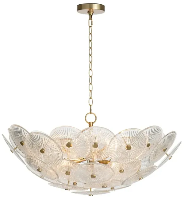 Holly Glass Disc Chandelier - Regina Andrew - Clear
