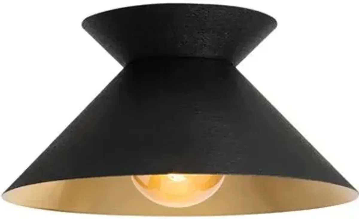 Viggo Flush Mount - Regina Andrew - Black