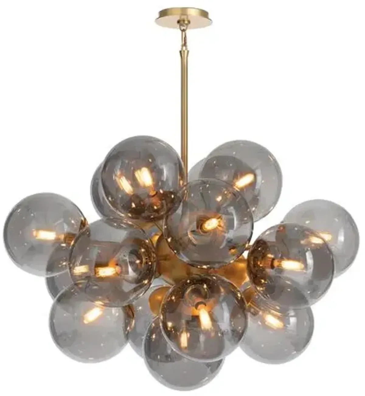 Shine Glass Globe Chandelier - Regina Andrew - Gold