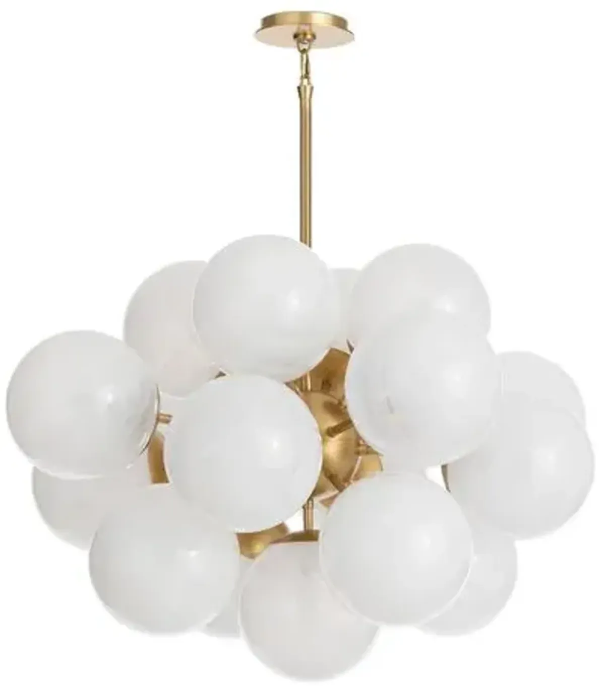 Shine Glass Globe Chandelier - Regina Andrew - Gold