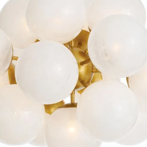 Shine Glass Globe Chandelier - Regina Andrew - Gold