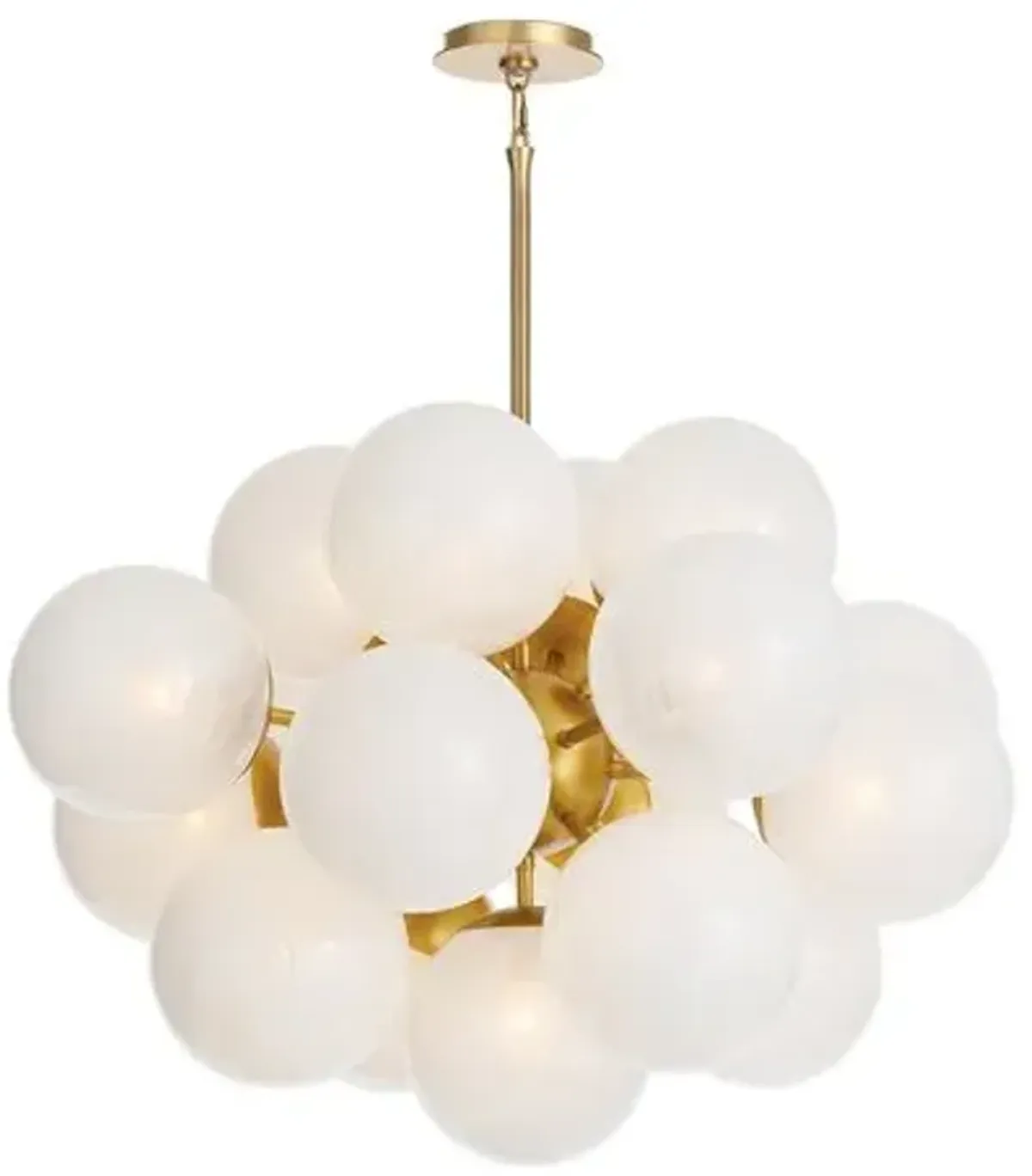 Shine Glass Globe Chandelier - Regina Andrew - Gold