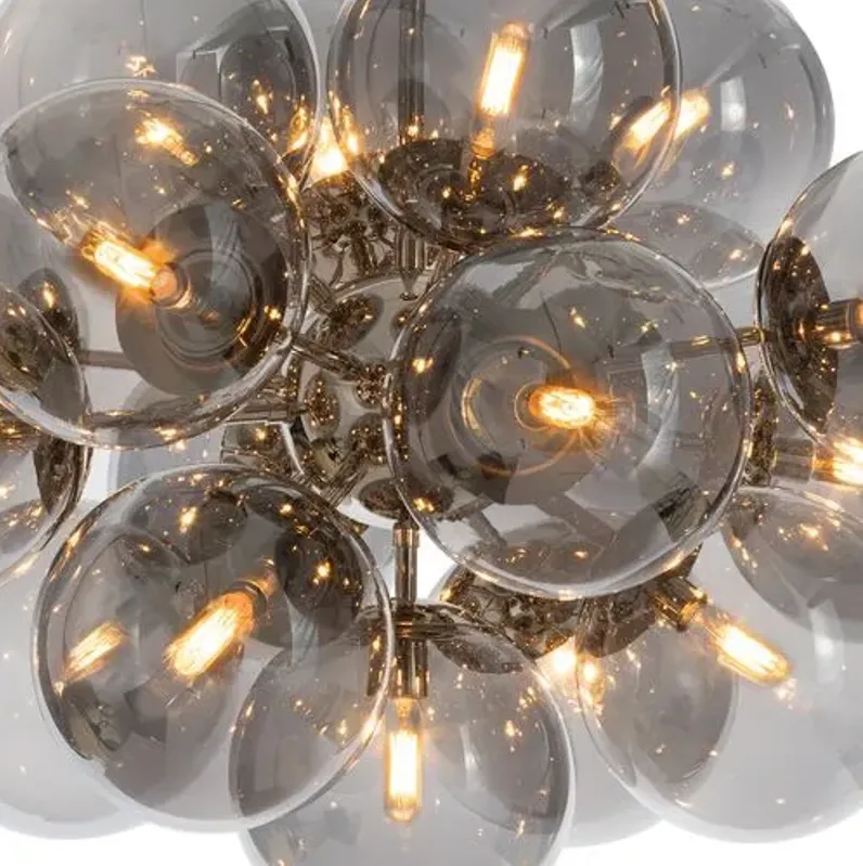 Shine Glass Globe Chandelier - Regina Andrew - Gray