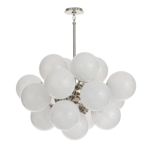 Shine Glass Globe Chandelier - Regina Andrew - White