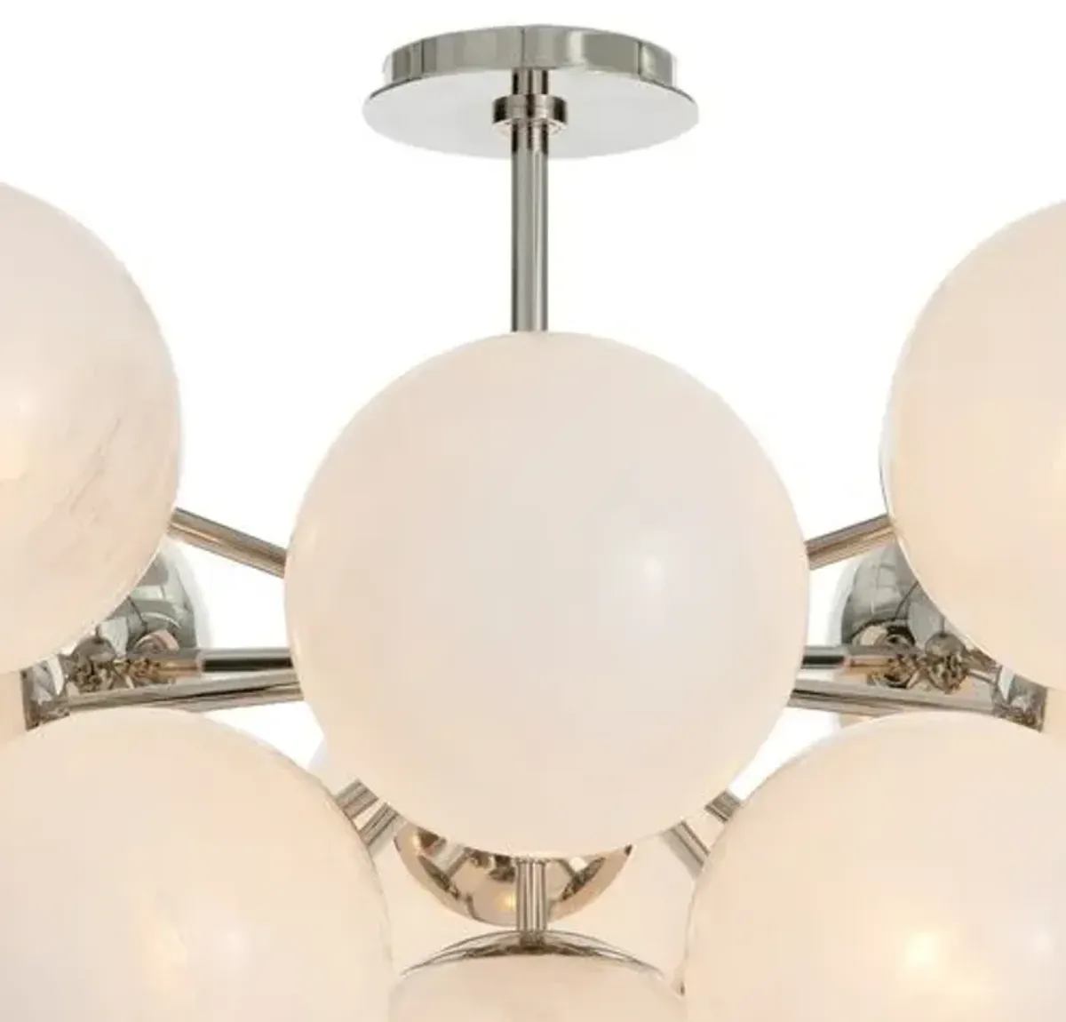 Shine Glass Globe Flush Mount - Regina Andrew - White