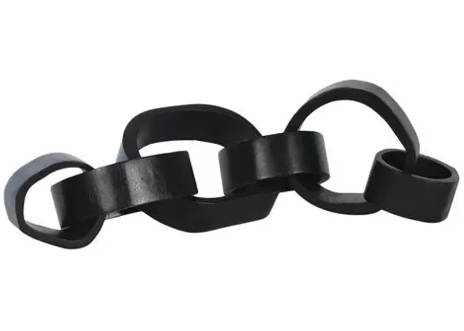 Wooden Links Centerpiece - Regina Andrew - Black