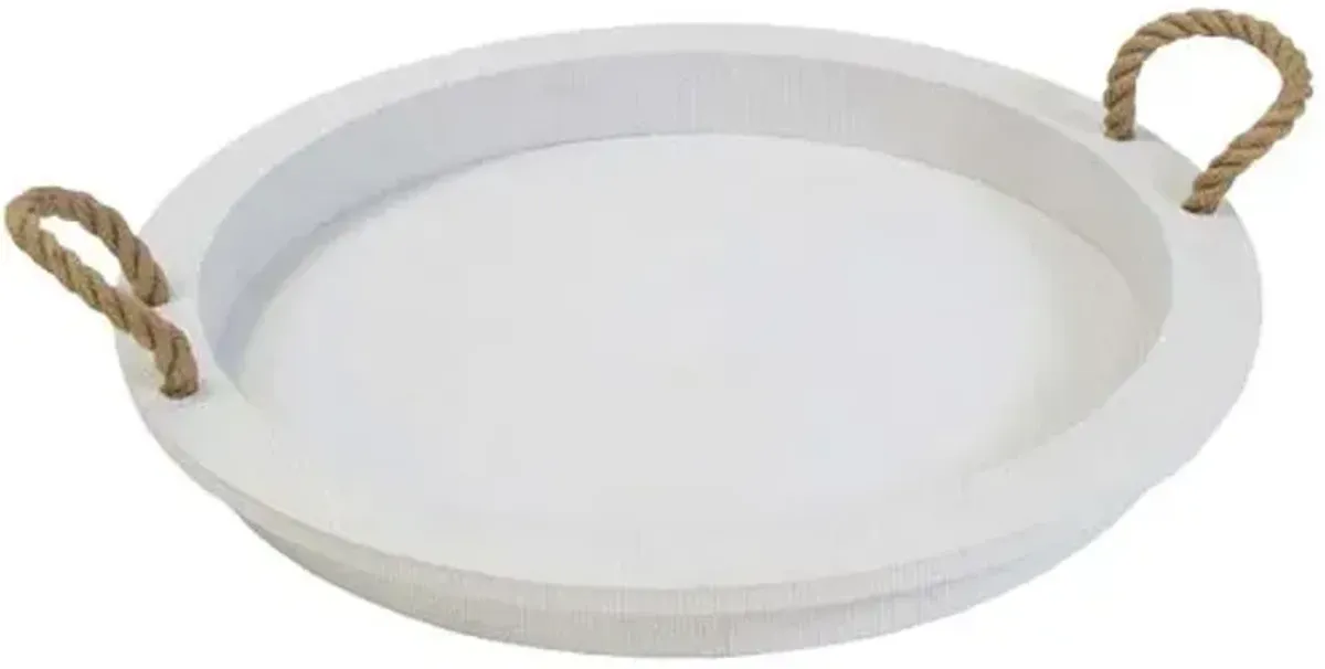 Aegean Serving Tray - White - Regina Andrew