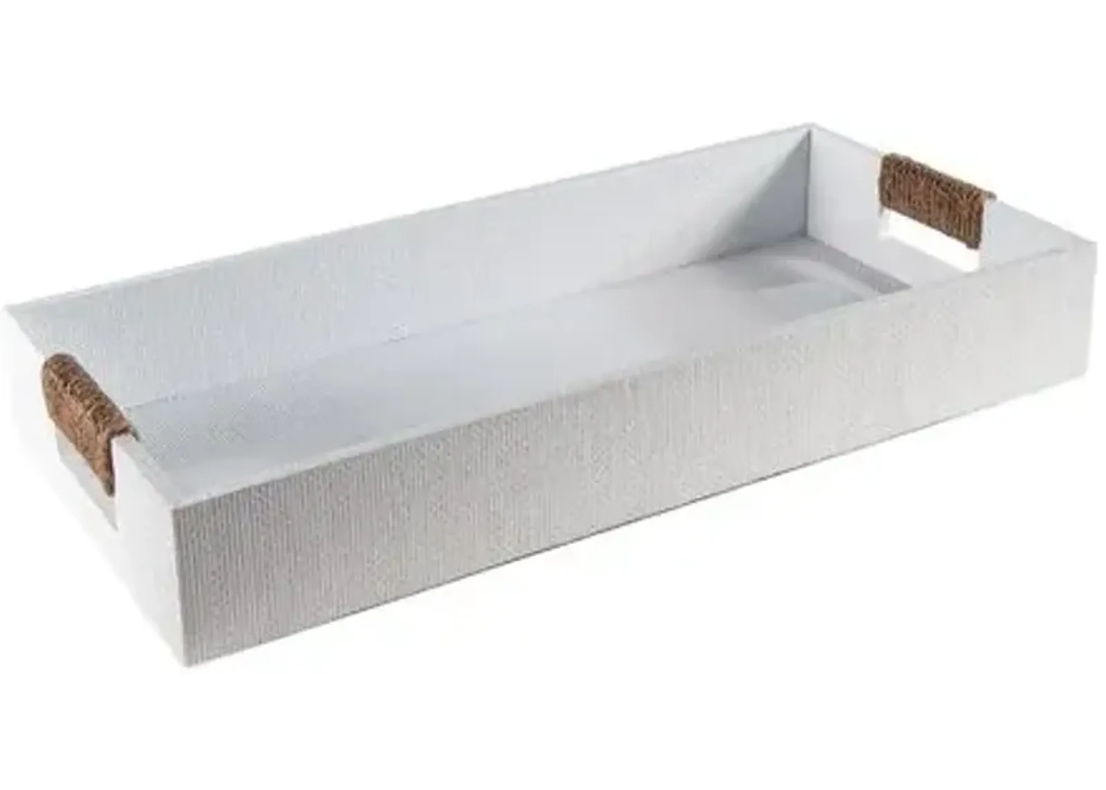 Logia Rectangle Small Tray - Regina Andrew - White