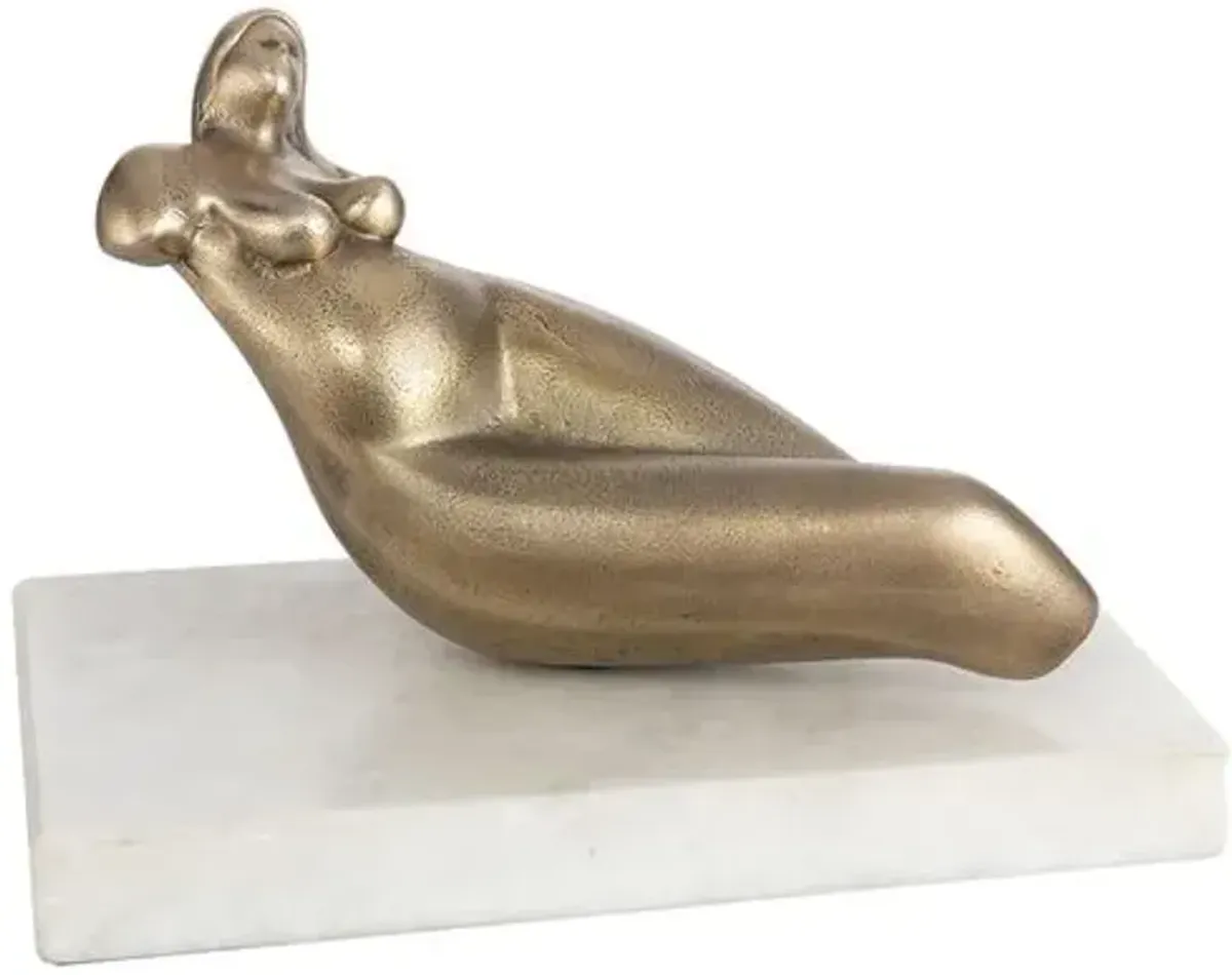 Rhea Sculpture - Regina Andrew - Gold