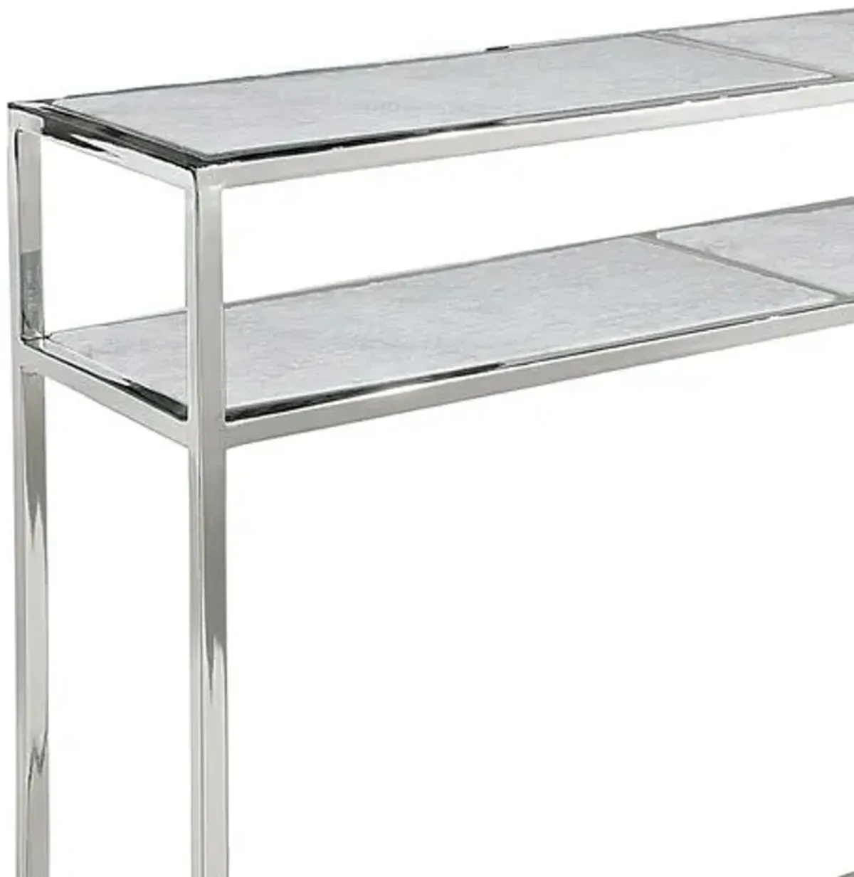 Echelon Marble Top Console Table - Regina Andrew - Gray