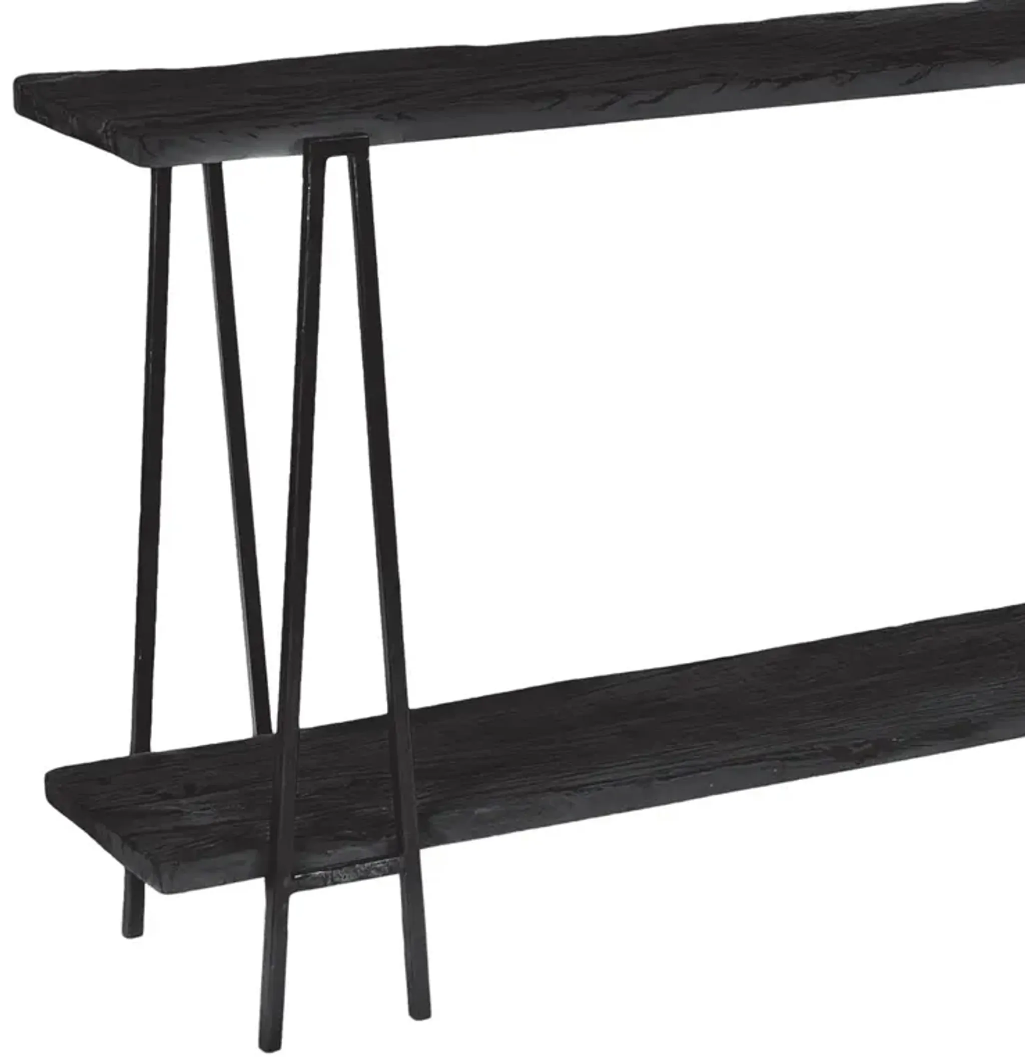 Ash Reclaimed Wood Console Table Black Regina Andrew One Kings Lane ...