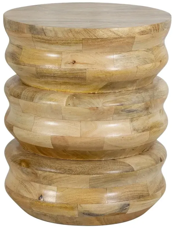 Aria Wood Accent Table, Natural
