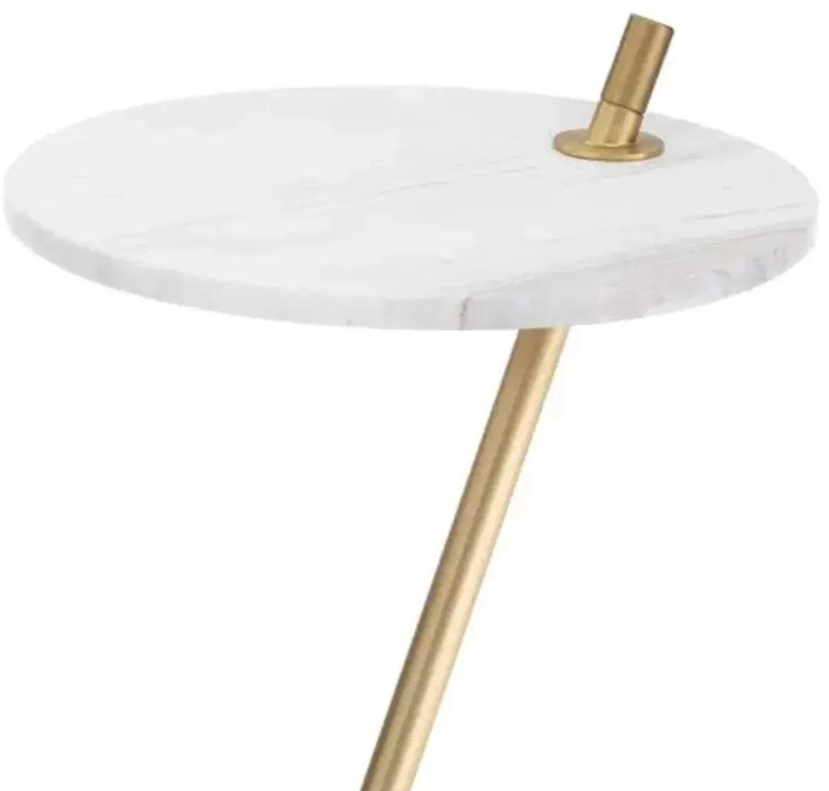 Spyder Accent Table - Regina Andrew - Gold - 26.5Hx14Wx14D in