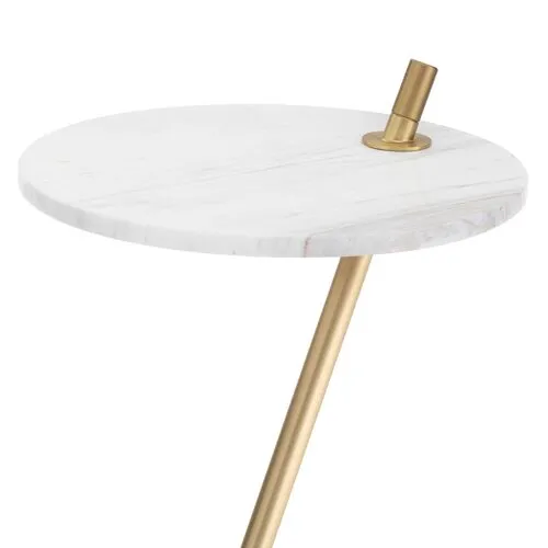 Spyder Accent Table - Regina Andrew - Gold - 26.5Hx14Wx14D in