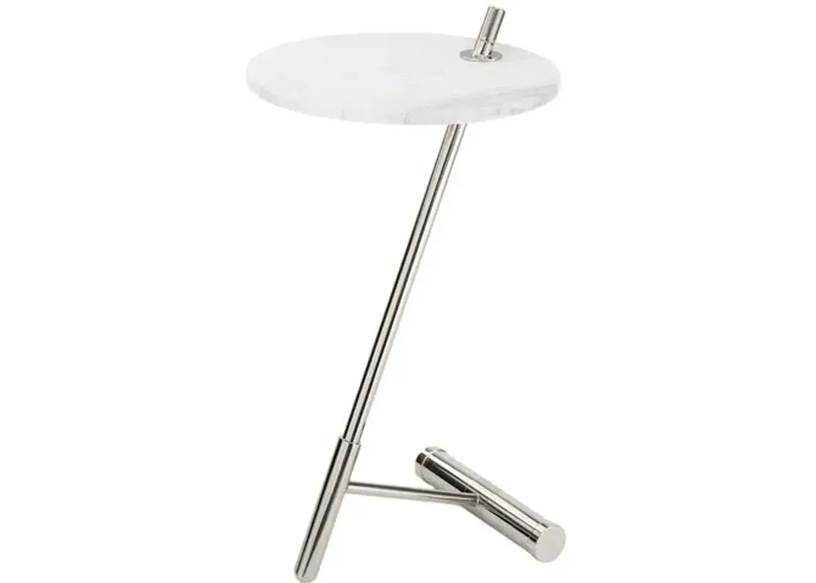 Spyder Accent Table - Regina Andrew - Silver - 26.5Hx14Wx14D in