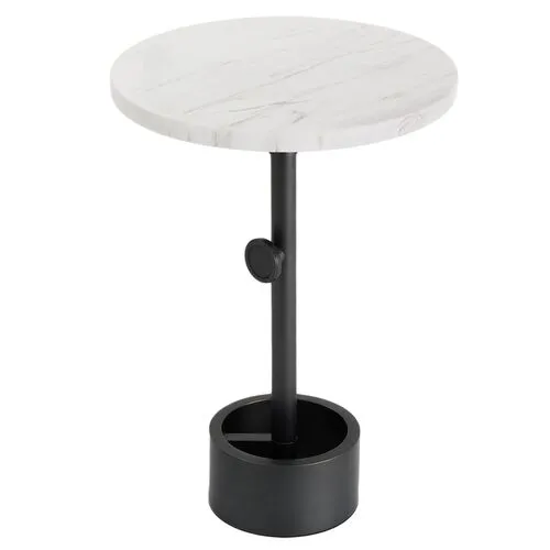 Myles Accent Table - Regina Andrew - Brown - 22.25Hx13Wx13D in