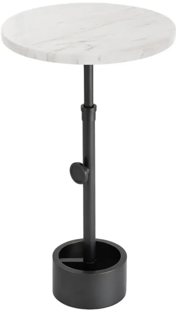 Myles Marble Top Accent Table