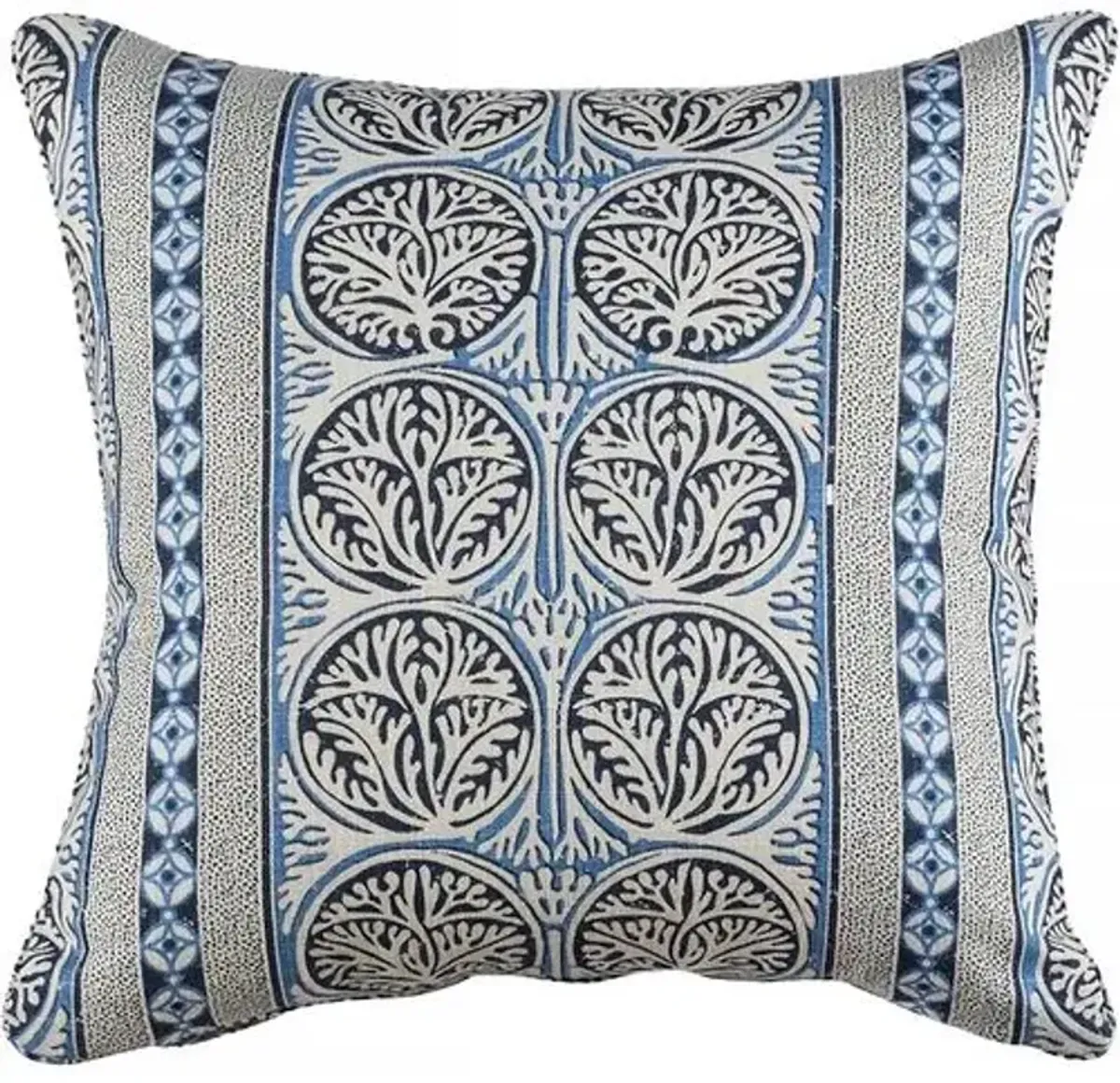 Fair Isle Cotton Pillow