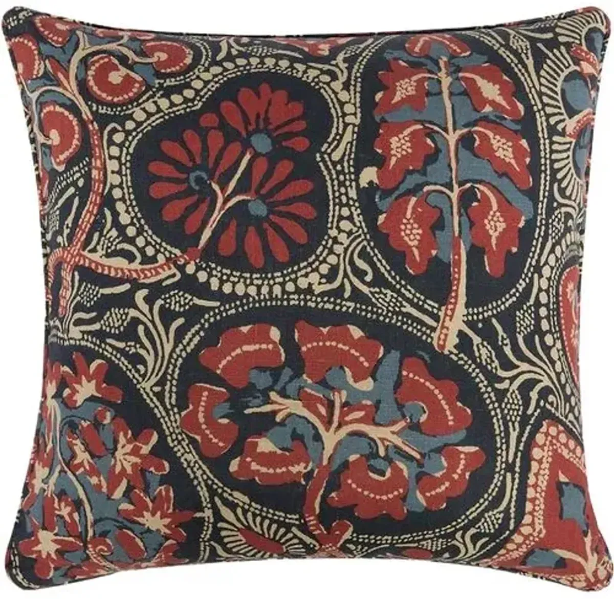 Cochin Botanical Linen Pillow