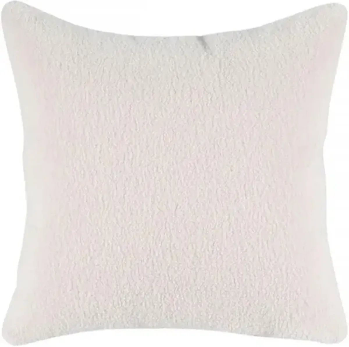 Salermo Plush Sherpa Pillow - Ivory