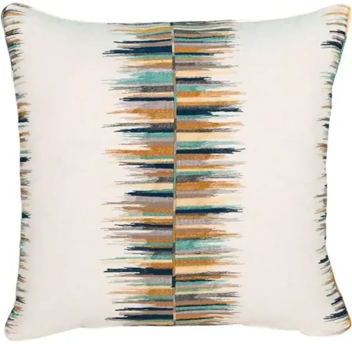 Fun Fair Cotton Pillow - Biege