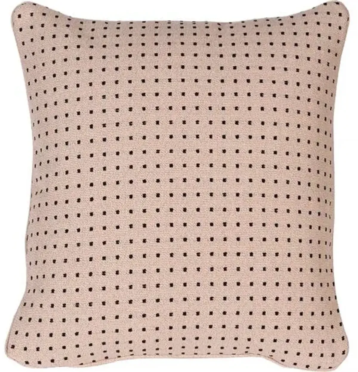 Tellus Dot Pillow - Putty/Black