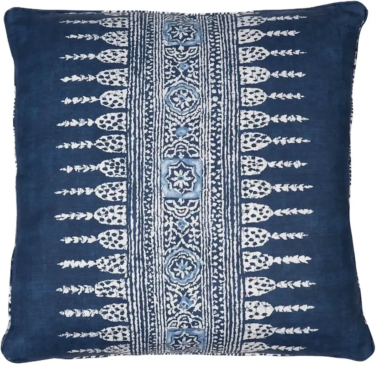 Javanese Stripe Pillow, Indigo