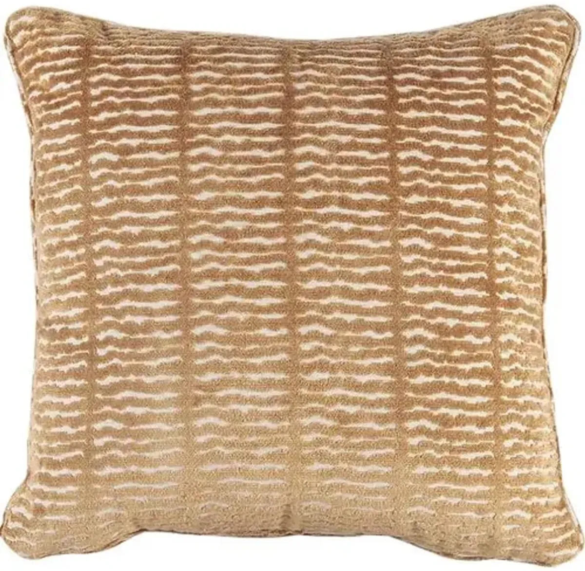 Safiya Stripe Jungle Velvet Pillow