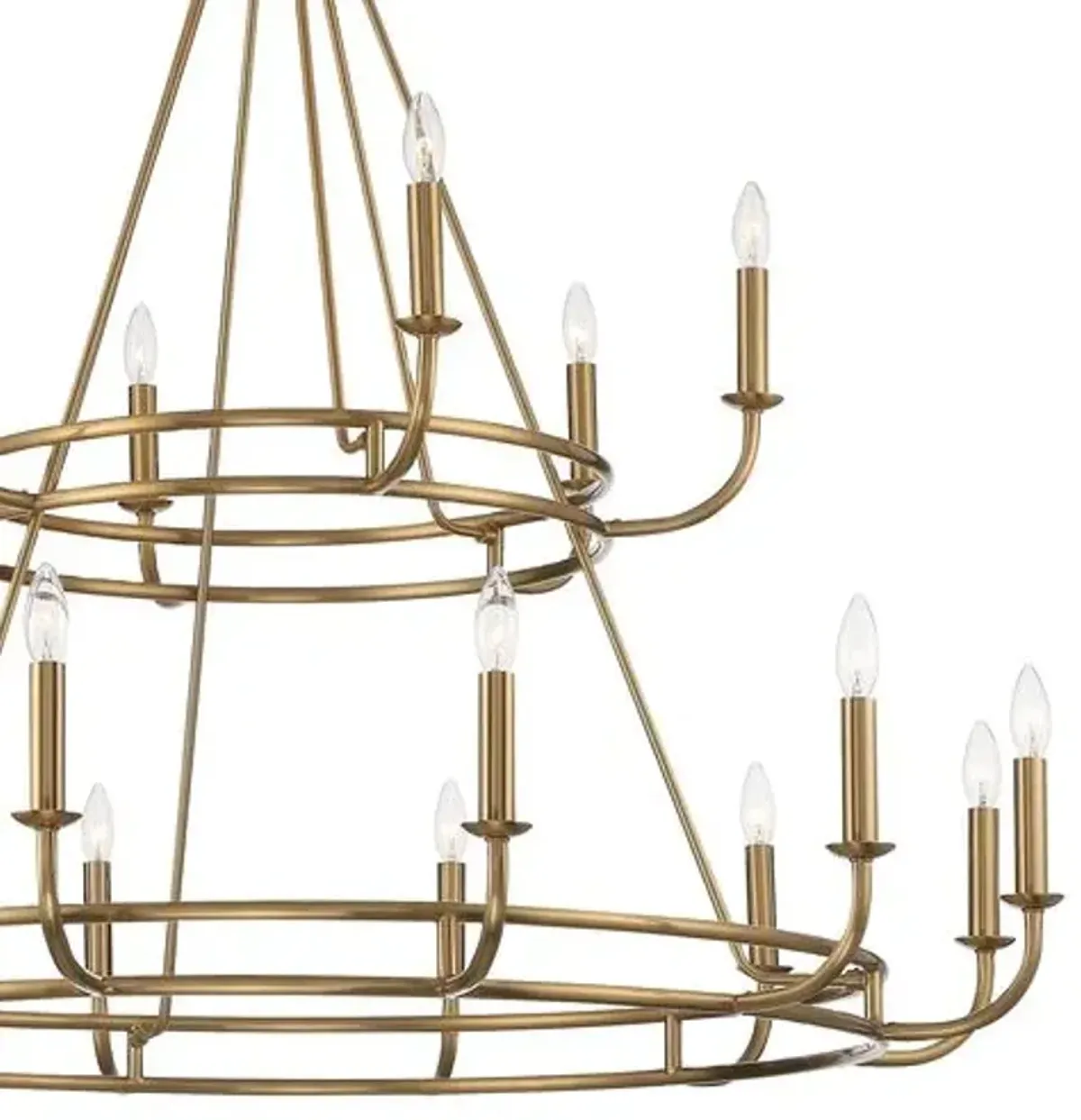 Bailey 18 Light Chandelier - Crystorama - Gold