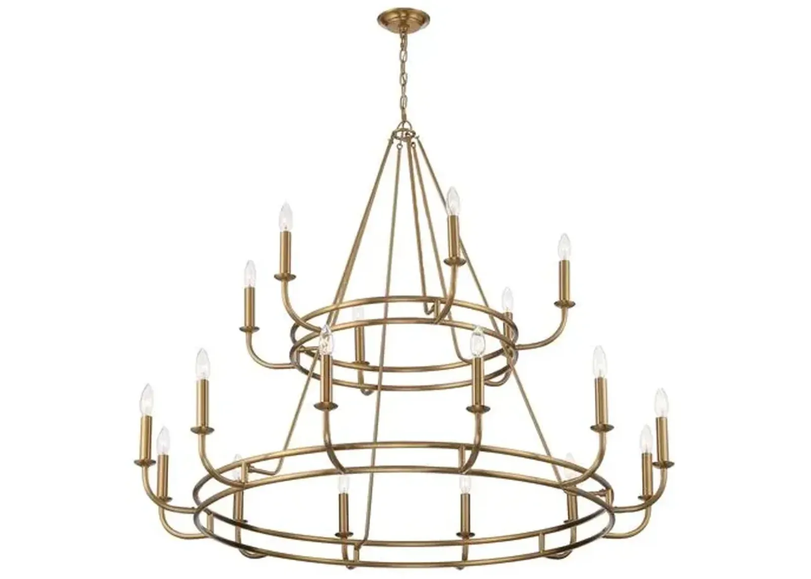 Bailey 18 Light Chandelier - Crystorama - Gold