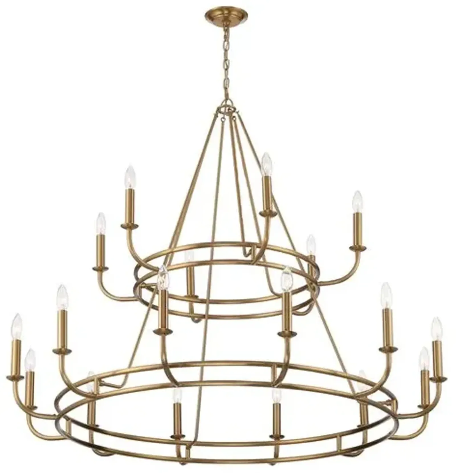 Bailey 18 Light Chandelier - Crystorama - Gold