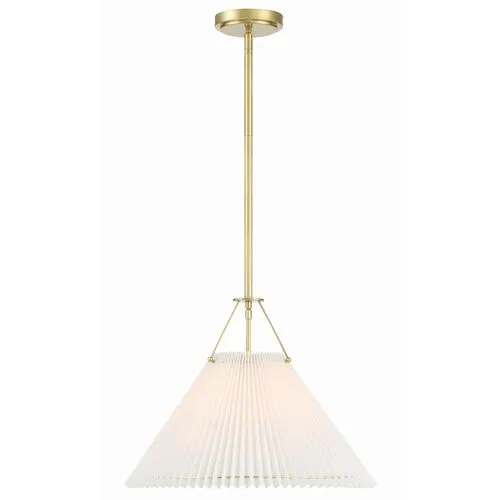 Gamma 1 Light Chandelier - Crystorama - Gold